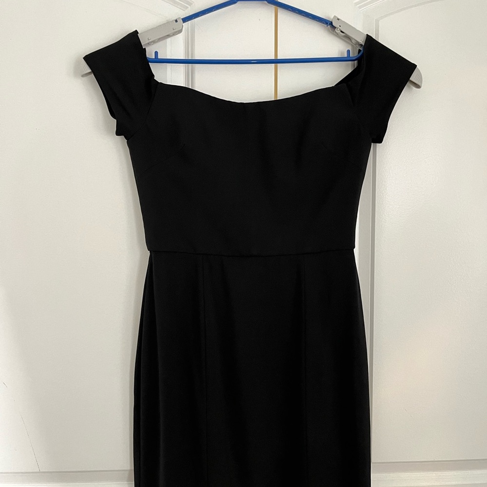 Amsale BLACK Eden dress size 8 - Picture 5 of 9